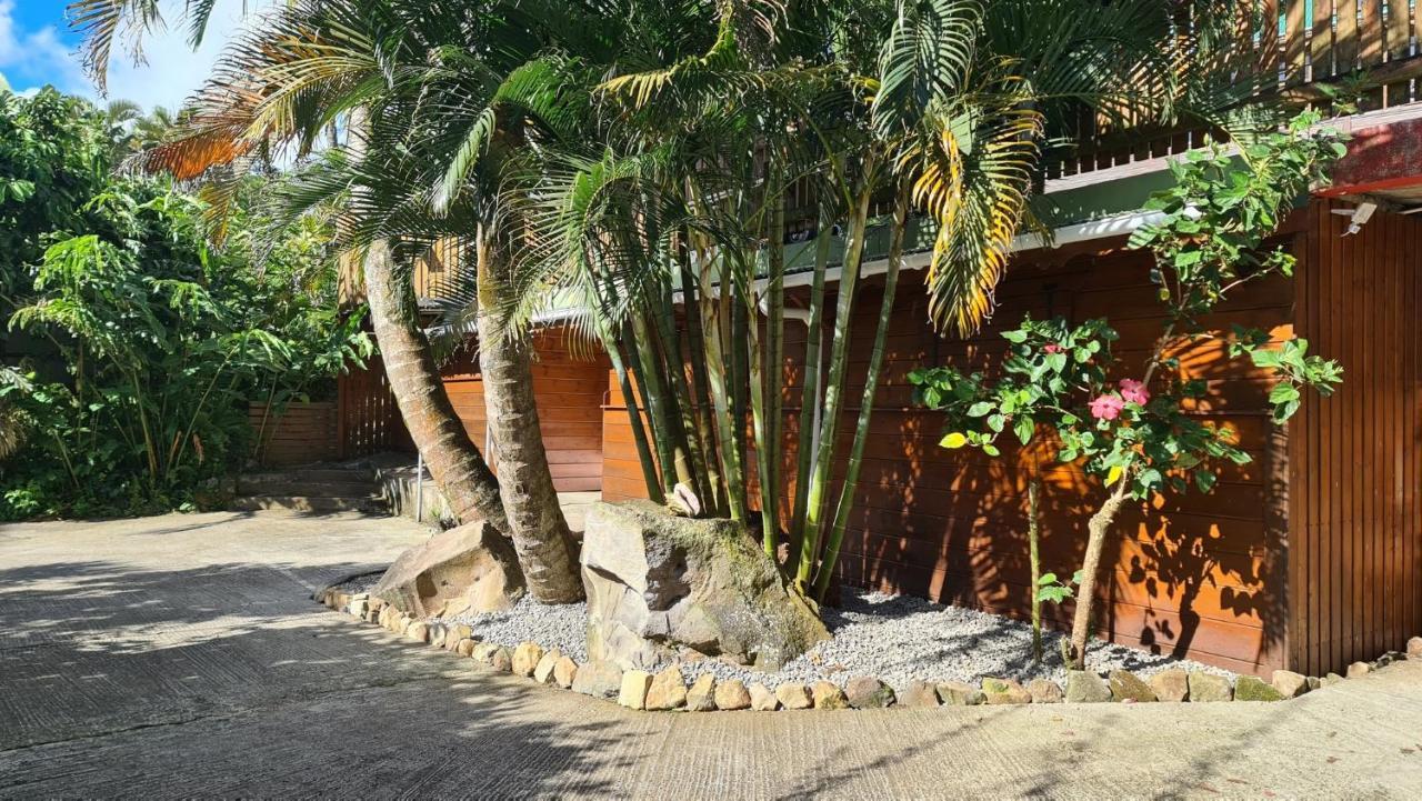 Les Bananes Vertes Ecolodges 생클로드 외부 사진